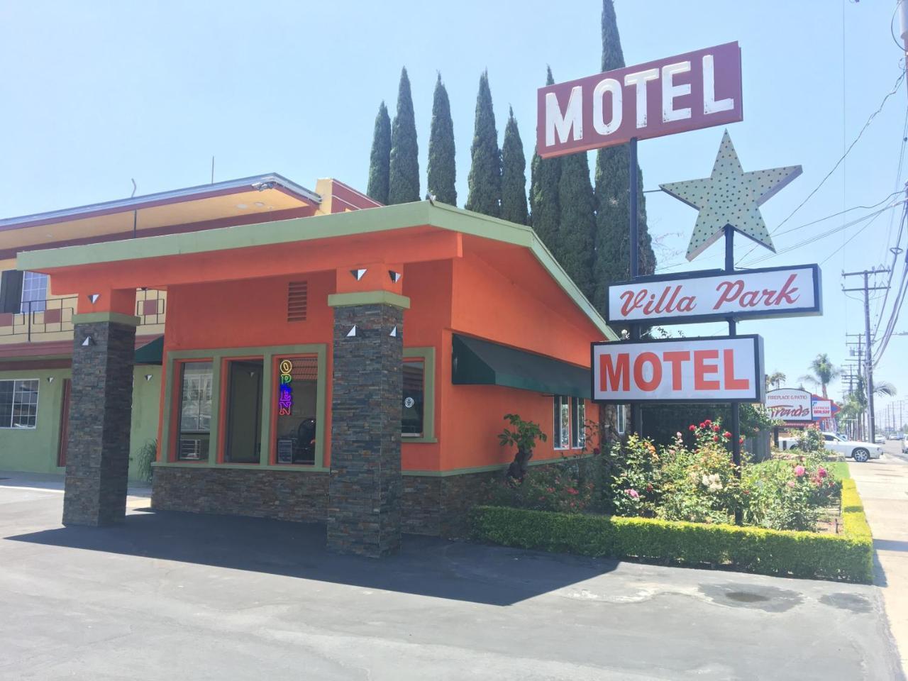 Villa Park Motel Orange Buitenkant foto